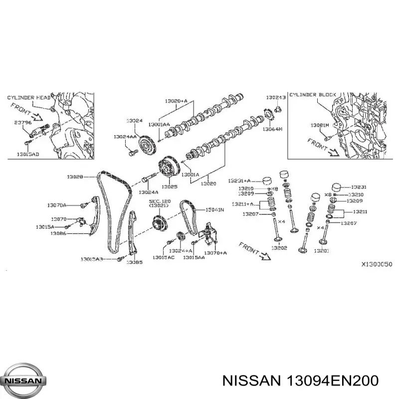  Nissan/Infiniti 13094EN200 precio, desde 17,07 EUR