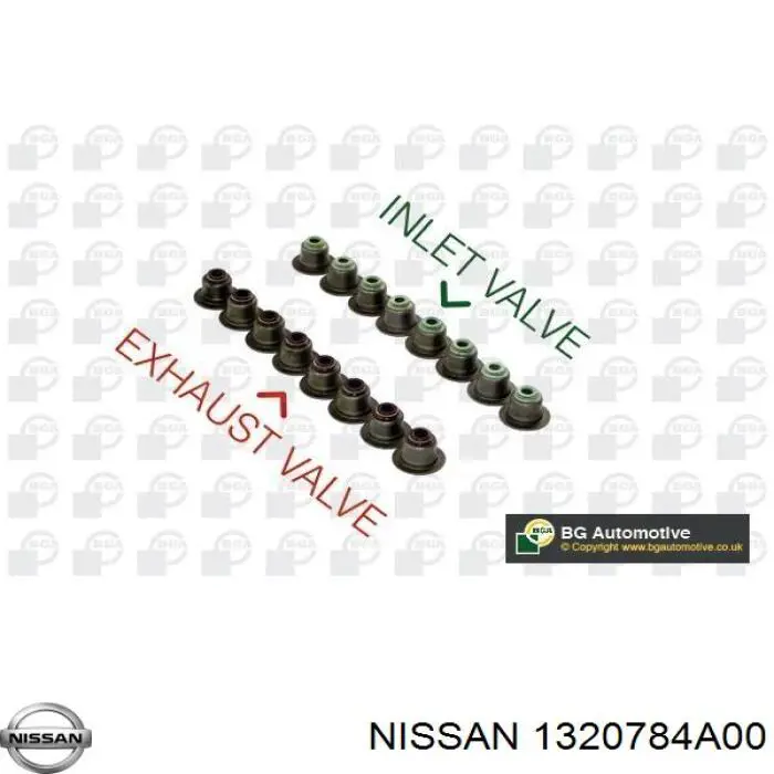 Retenes de válvulas Nissan/Infiniti 1320784A00 precio, desde 2,40 EUR