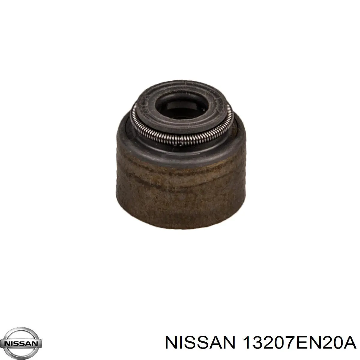 13207EN20A Nissan sello de aceite de valvula (rascador de aceite Entrada/Salida)
