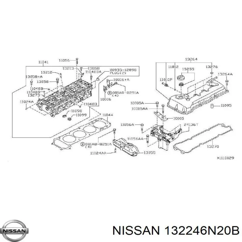Comprar 132246N20B Nissan/Infiniti 