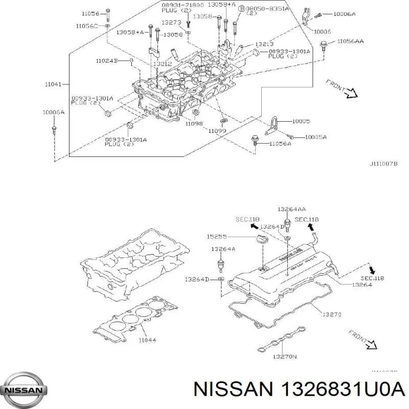 1326831U0A Nissan