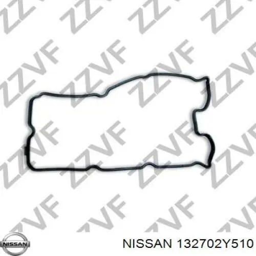 132702Y510 Nissan junta, tapa de culata de cilindro derecha