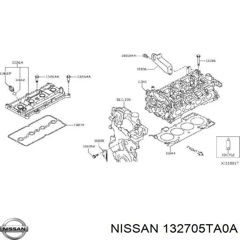 Comprar 132705TA0A Nissan/Infiniti 