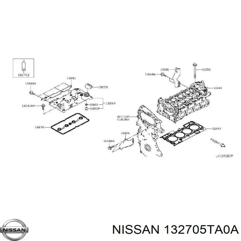 132705TA0A Nissan