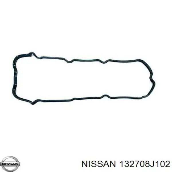 132708J102 Nissan junta, tapa de culata de cilindro derecha