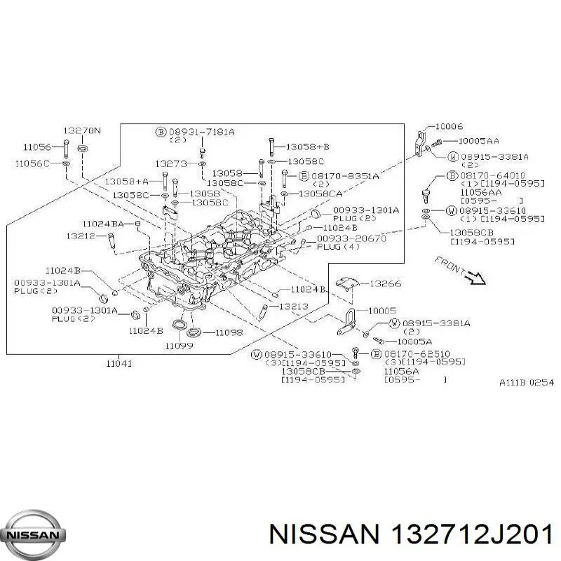 Anillo de sellado del pozo de la bujía Nissan/Infiniti 132712J201 precio, desde 25,70 EUR