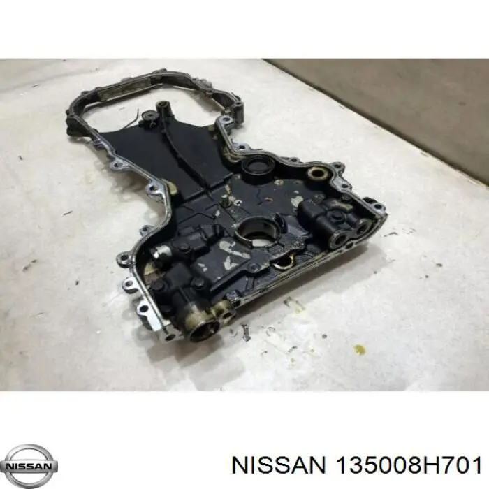 135008H701 Nissan cubierta motor delantera
