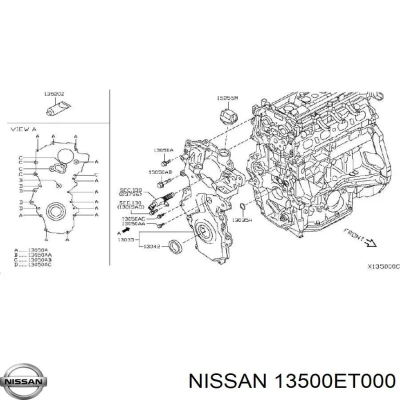 Comprar 13500ET000 Nissan/Infiniti 
