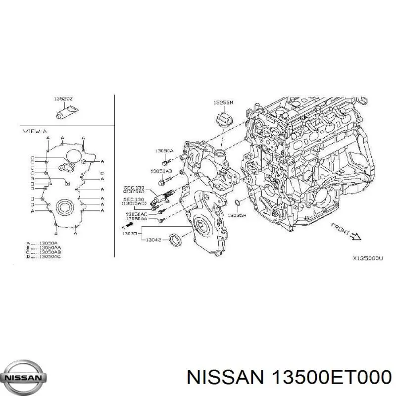 13500ET000 Nissan