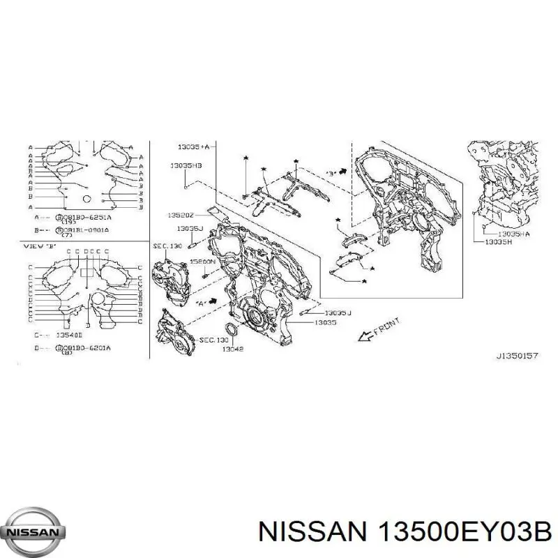 13500EY03B Nissan