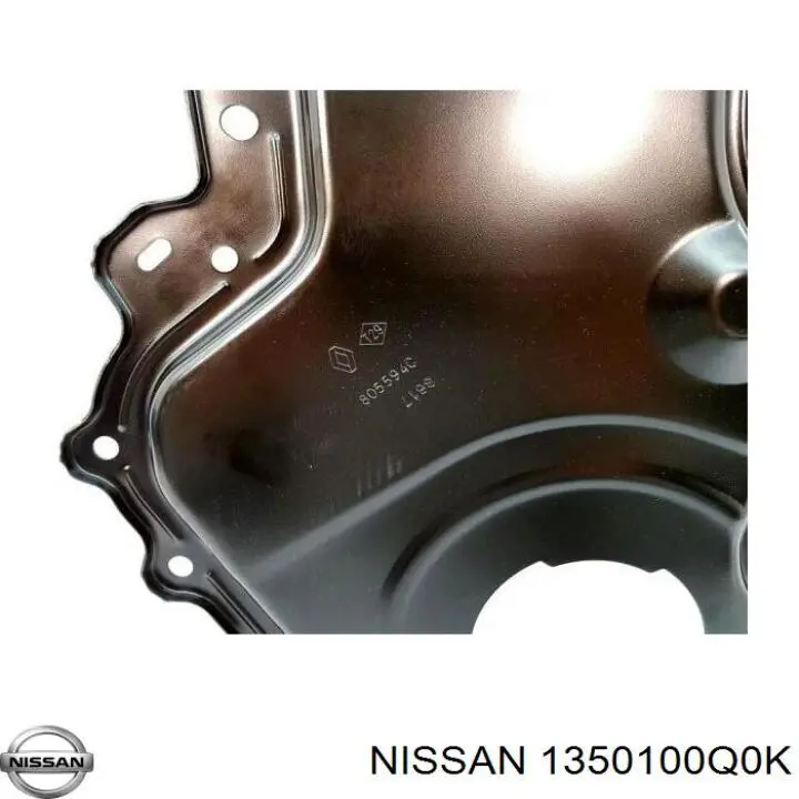 1350100Q0K Nissan tapa de correa de distribución interior