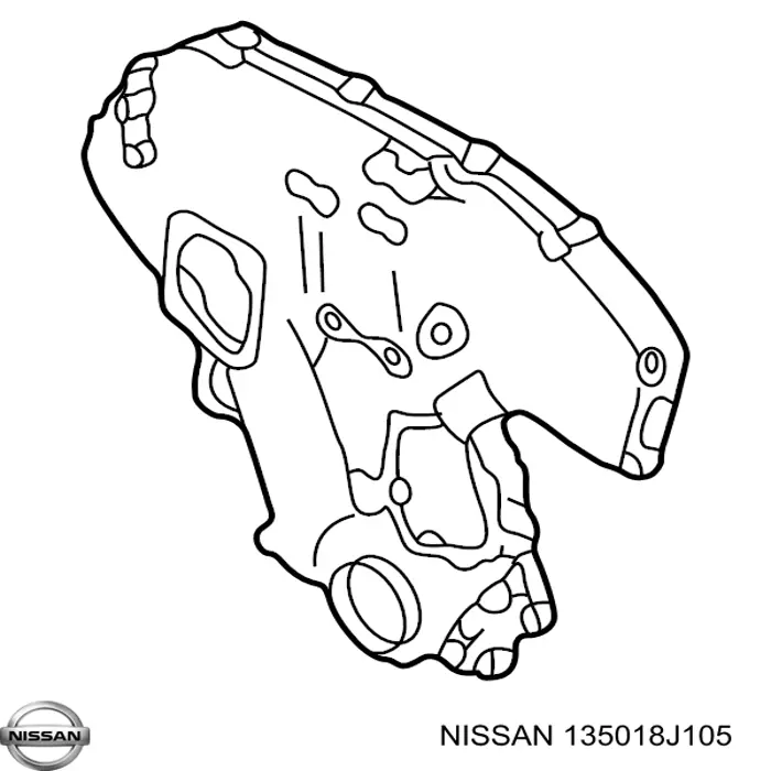 Cubierta motor delantera para Nissan Murano (Z50)