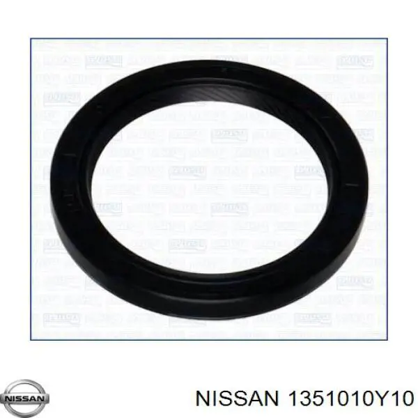 1351010Y10 Nissan anillo retén, cigüeñal frontal