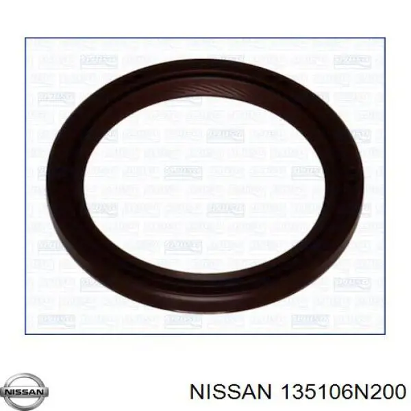 135106N200 Nissan anillo retén, cigüeñal frontal