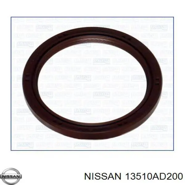 13510AD200 Nissan anillo retén, cigüeñal frontal