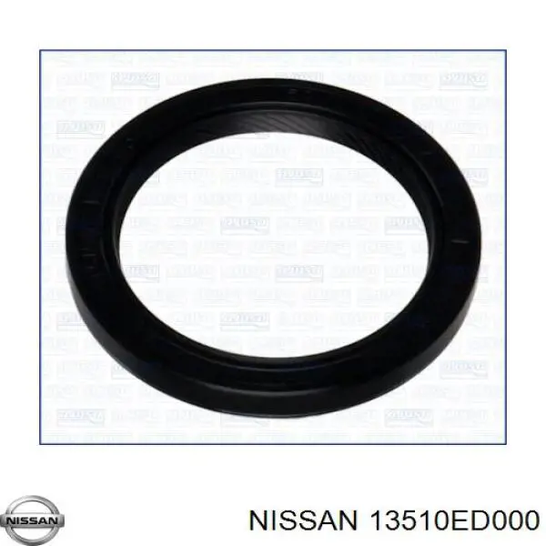 13510ED000 Nissan anillo retén, cigüeñal frontal