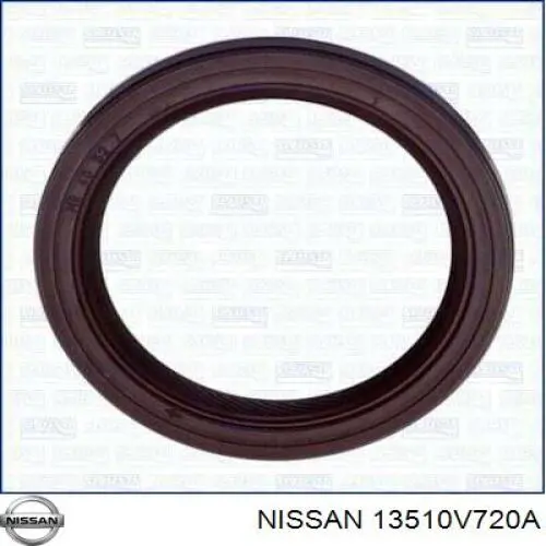 13510V720A Nissan anillo retén, cigüeñal frontal