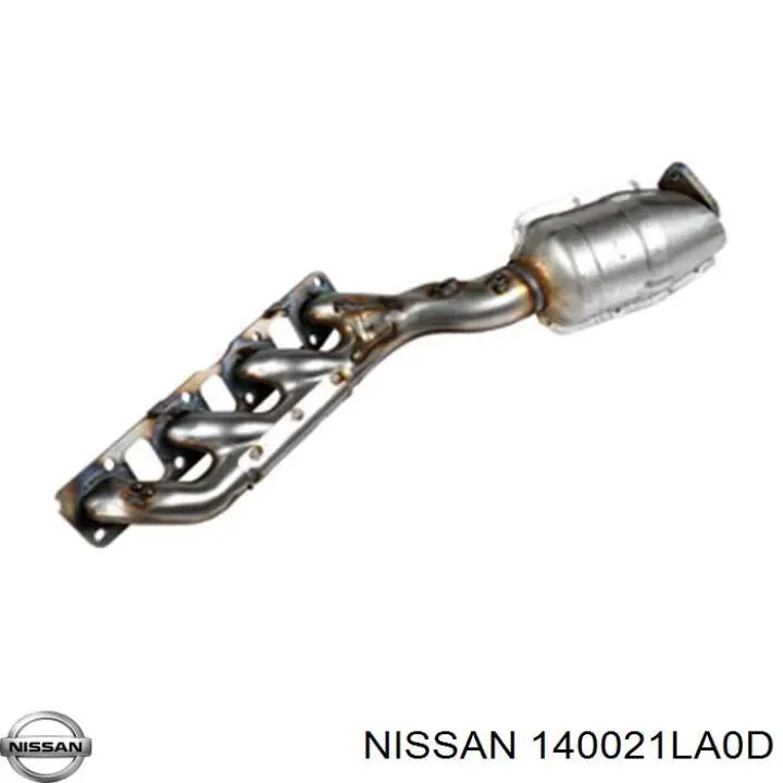 140021LA0D Nissan colector de escape, derecha