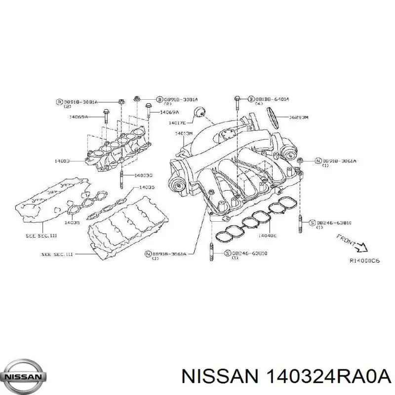  Nissan/Infiniti 140324RA0A precio, desde 77,53 EUR