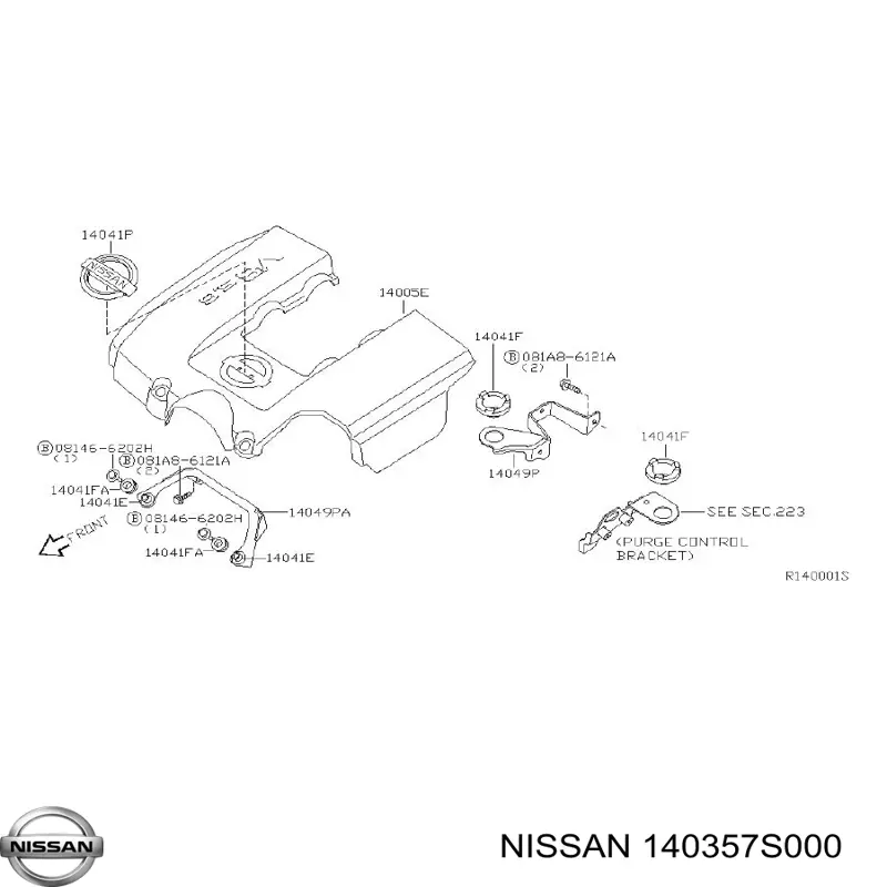 Junta de colector de admisión Nissan/Infiniti 140357S000 precio, desde 9,51 EUR