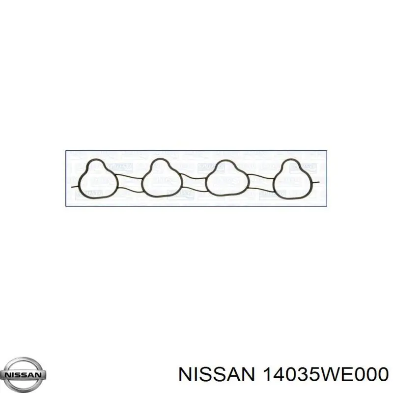 Junta colector de admisión para Nissan Teana (J31)