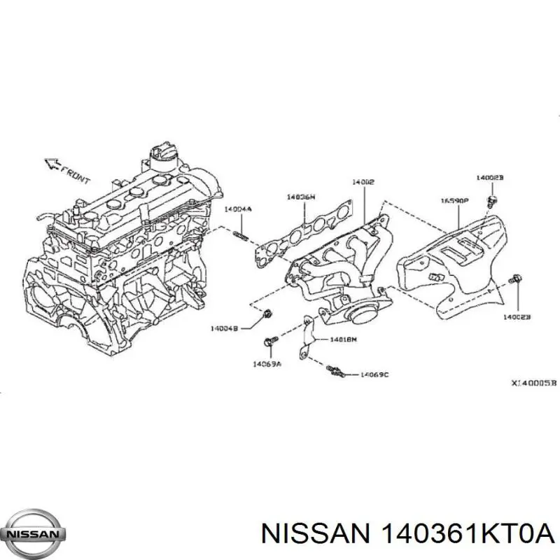 Junta colector escape Renault (RVI) 140361KT0A precio, desde 12,39 EUR