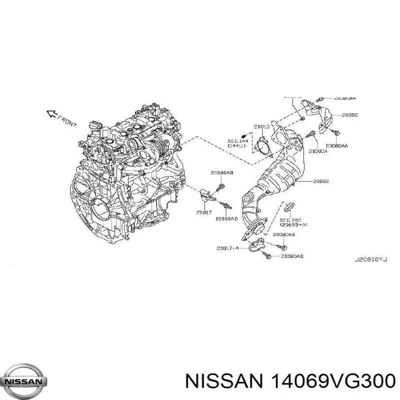 14069VG300 Nissan