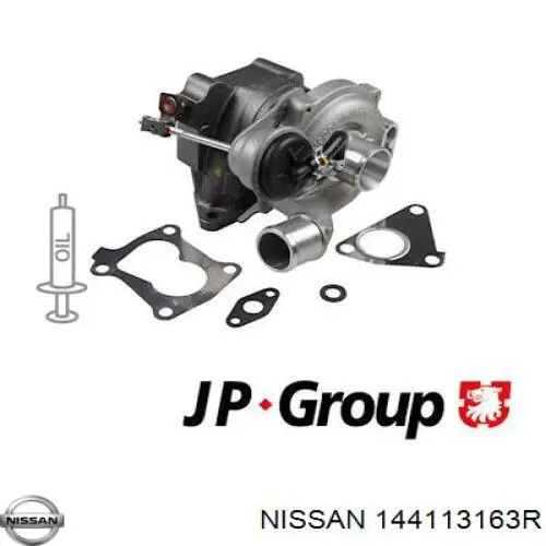 144113163R Nissan turbocompresor