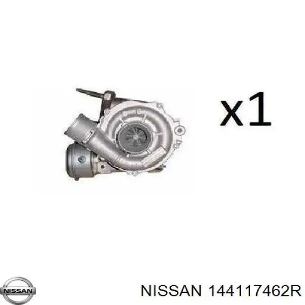 144117462R Nissan turbocompresor