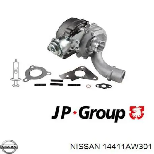 14411AW301 Nissan turbocompresor