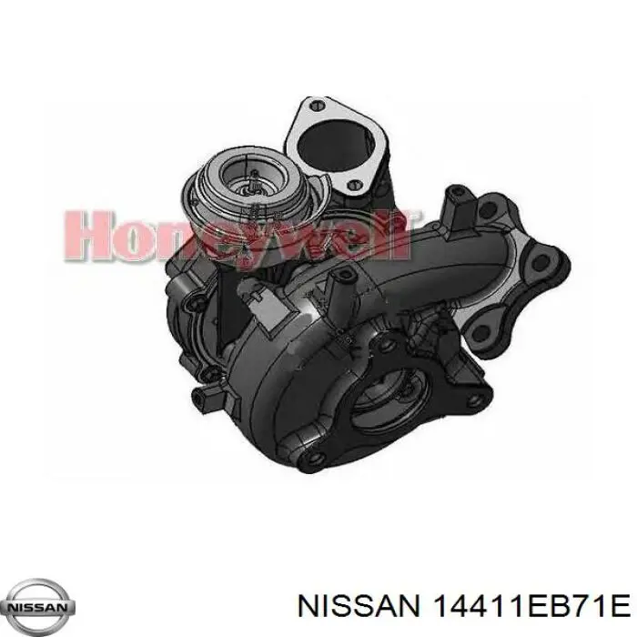 14411EB71E Nissan turbocompresor