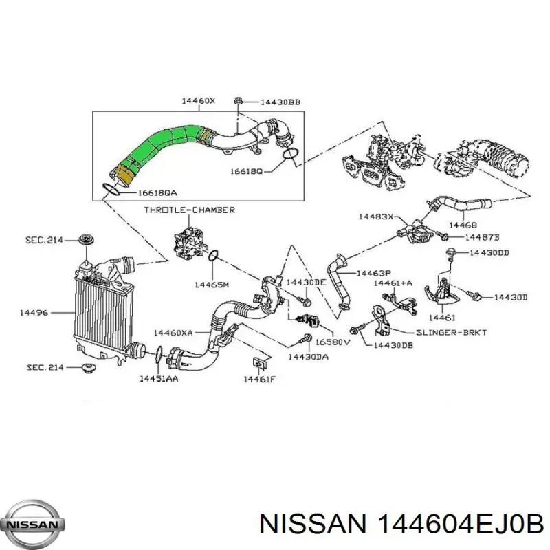 Comprar GPPNS048 NTY Tubo intercooler