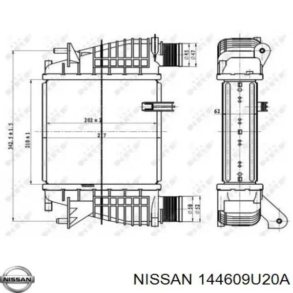 Manguera del intercooler Nissan/Infiniti 144609U20A precio, desde 422,86 EUR