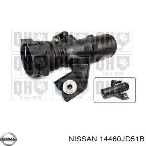 14460JD51B Nissan/Infiniti Manguera del intercooler