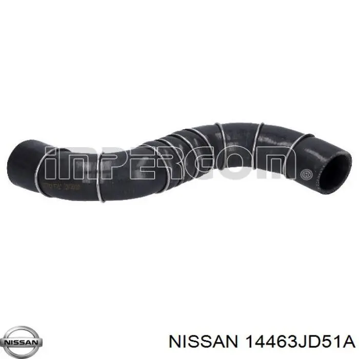 14463JD51A Nissan tubo flexible de aire de sobrealimentación superior derecho