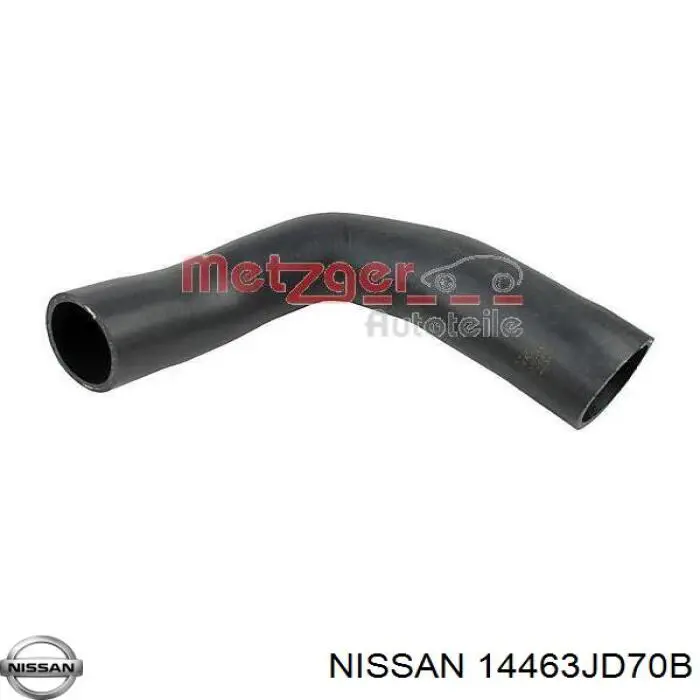 14463JD70B Nissan tubo flexible de aire de sobrealimentación superior izquierdo