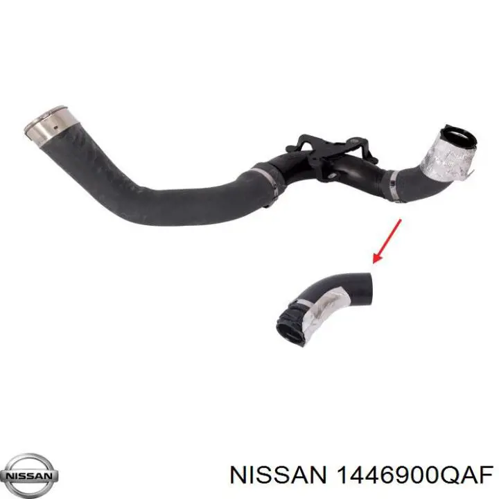 1446900QAF Nissan tubo flexible de aire de sobrealimentación, a turbina