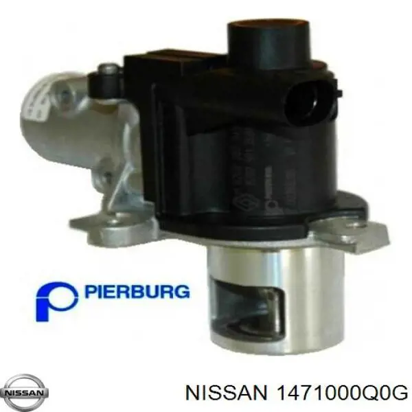 Válvula EGR 1471000Q0G Nissan/Infiniti