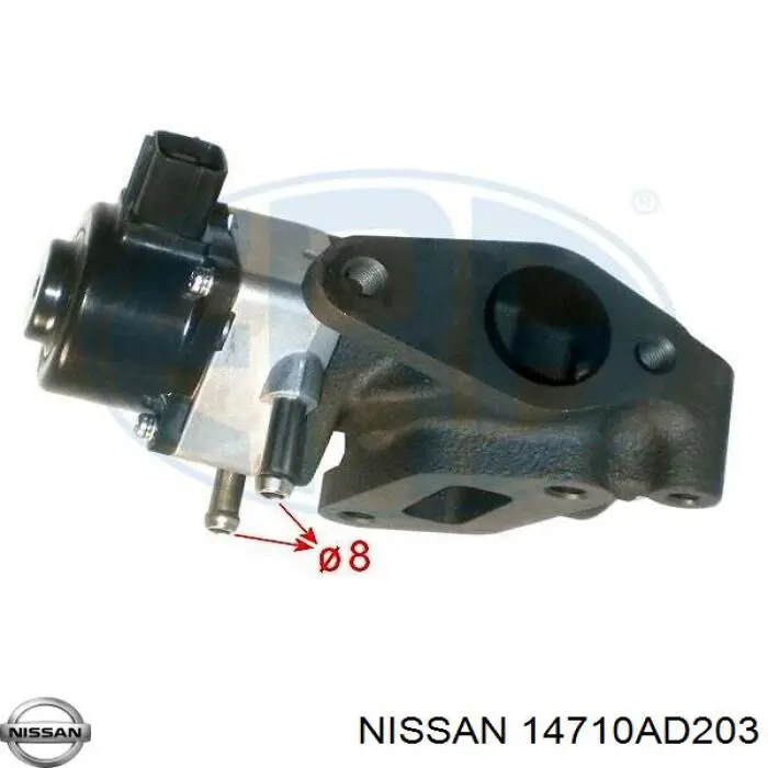 14710AD203 Nissan/Infiniti Válvula EGR