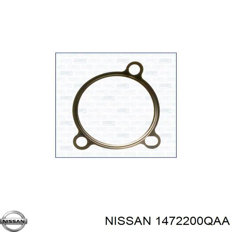 1472200QAA Nissan junta egr para sistema de recirculacion de gas