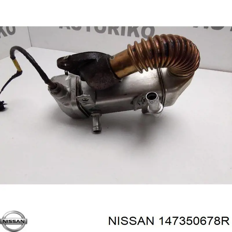 Enfriador de recirculación de gases de escape EGR 147350264R Renault (RVI)