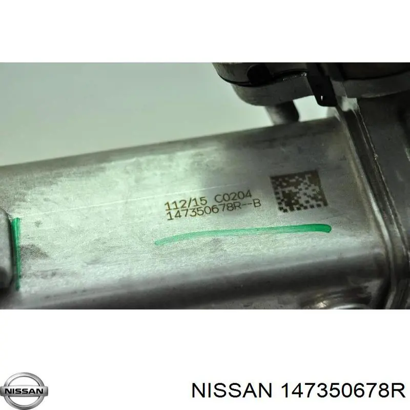 Enfriador de recirculación de gases de escape EGR 147358109R Renault (RVI)