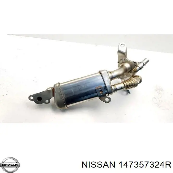 Enfriador de recirculación de gases de escape EGR 147357324R Nissan/Infiniti