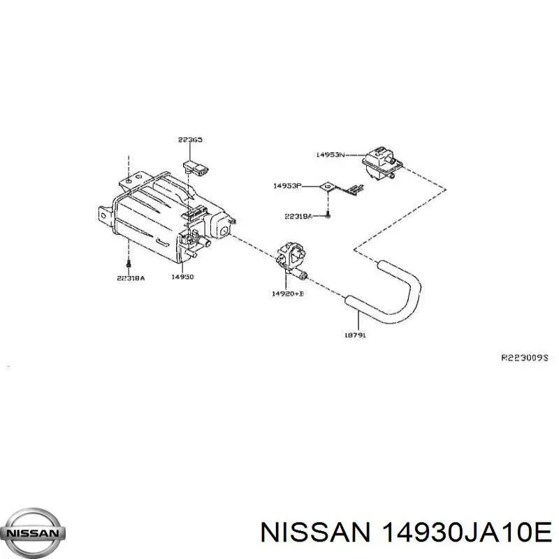 14930JA10C Nissan