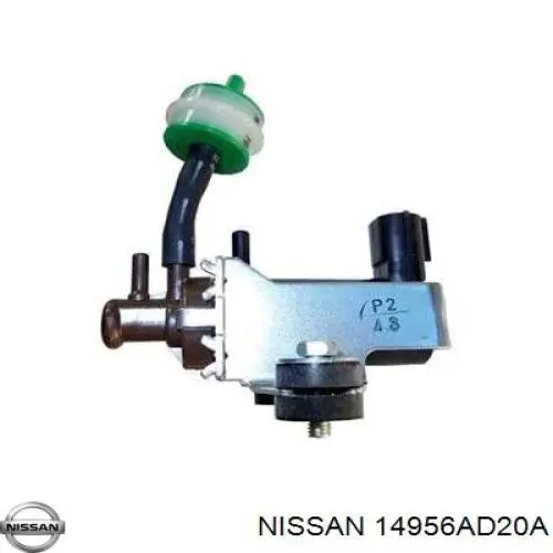 14956AD200 Renault (RVI) Válvula solenoide de control de presión de sobrealimentación