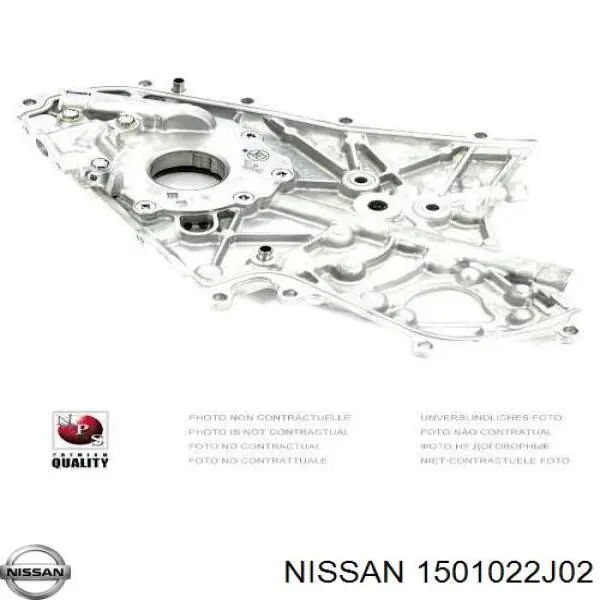 1501022J02 Nissan/Infiniti Bomba de aceite