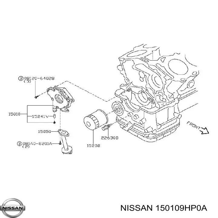 15050JA10A Nissan