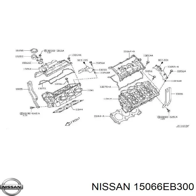 Nissan/Infiniti 15066EB300 precio, desde 12,49 EUR