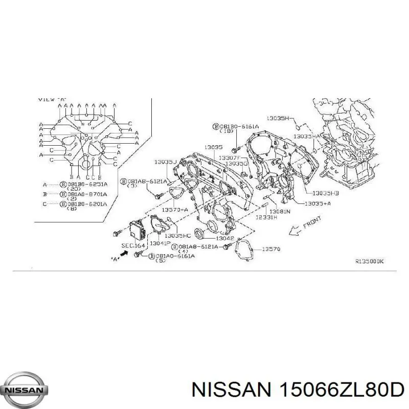 15066ZL80D Nissan