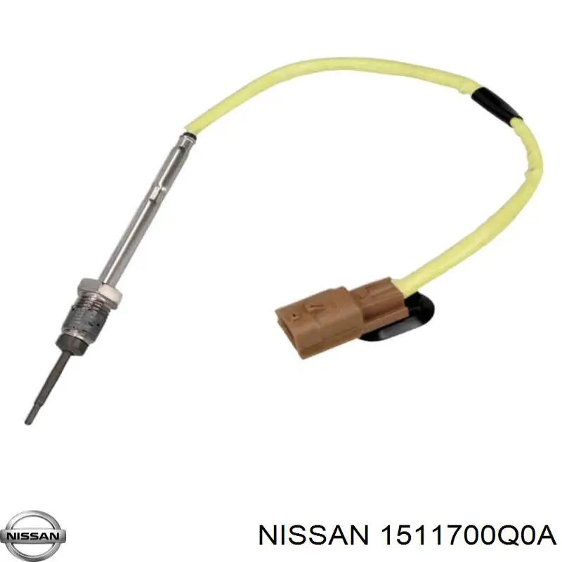 1511700Q0A Nissan sensor de temperatura, gas de escape, antes de turbina
